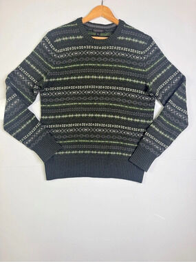 Banana Republic Geometric Merino Wool Sweater Size Medium